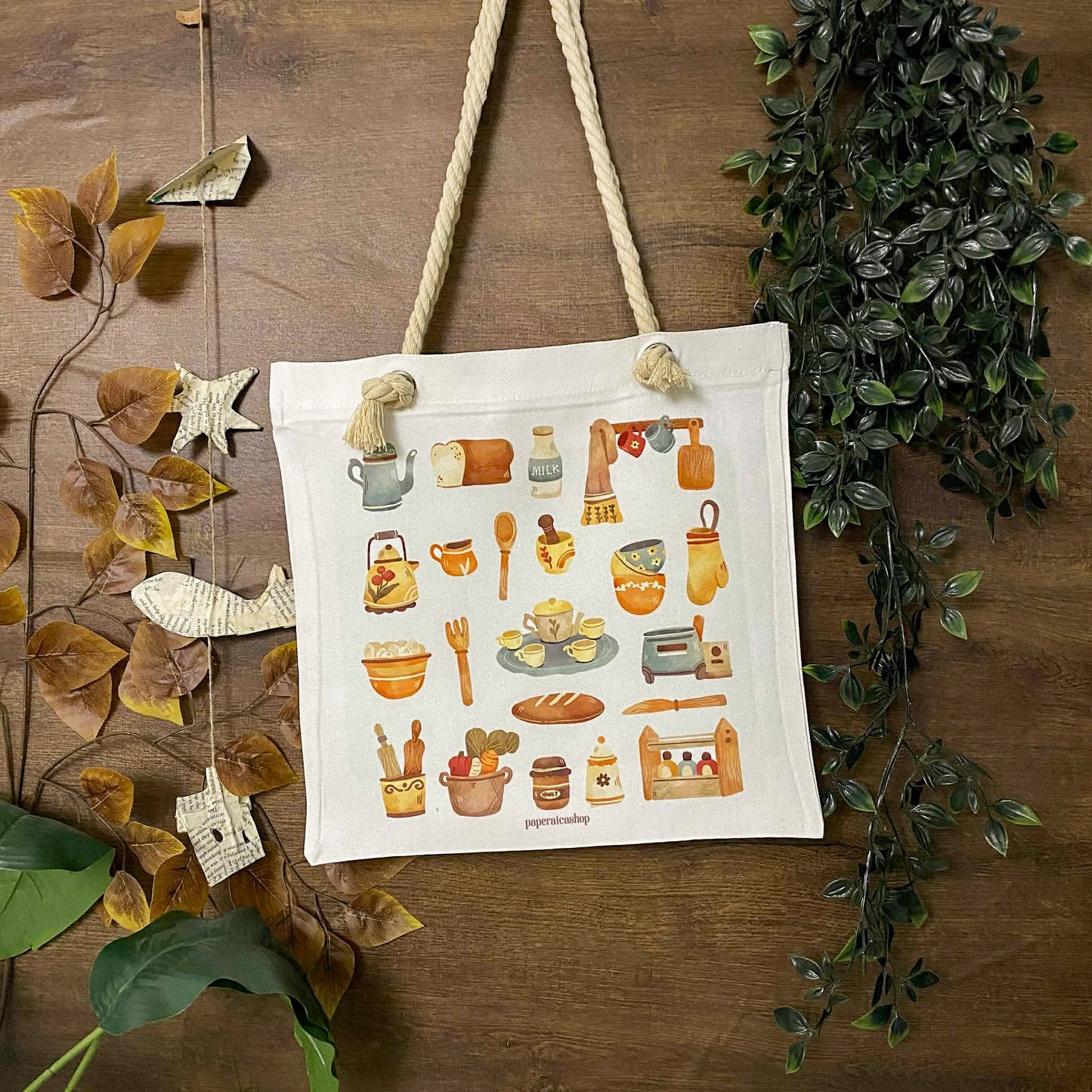 Country Kitchen Deco Tote Bag DTR002