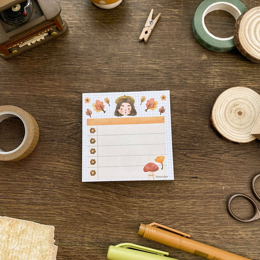 Cute Girl Notepad 40 Leaves Notepad, Notes Memopad NP004