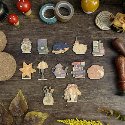 COZY HOMESTEAD SET  (MINI WOODEN STANDEE SET)