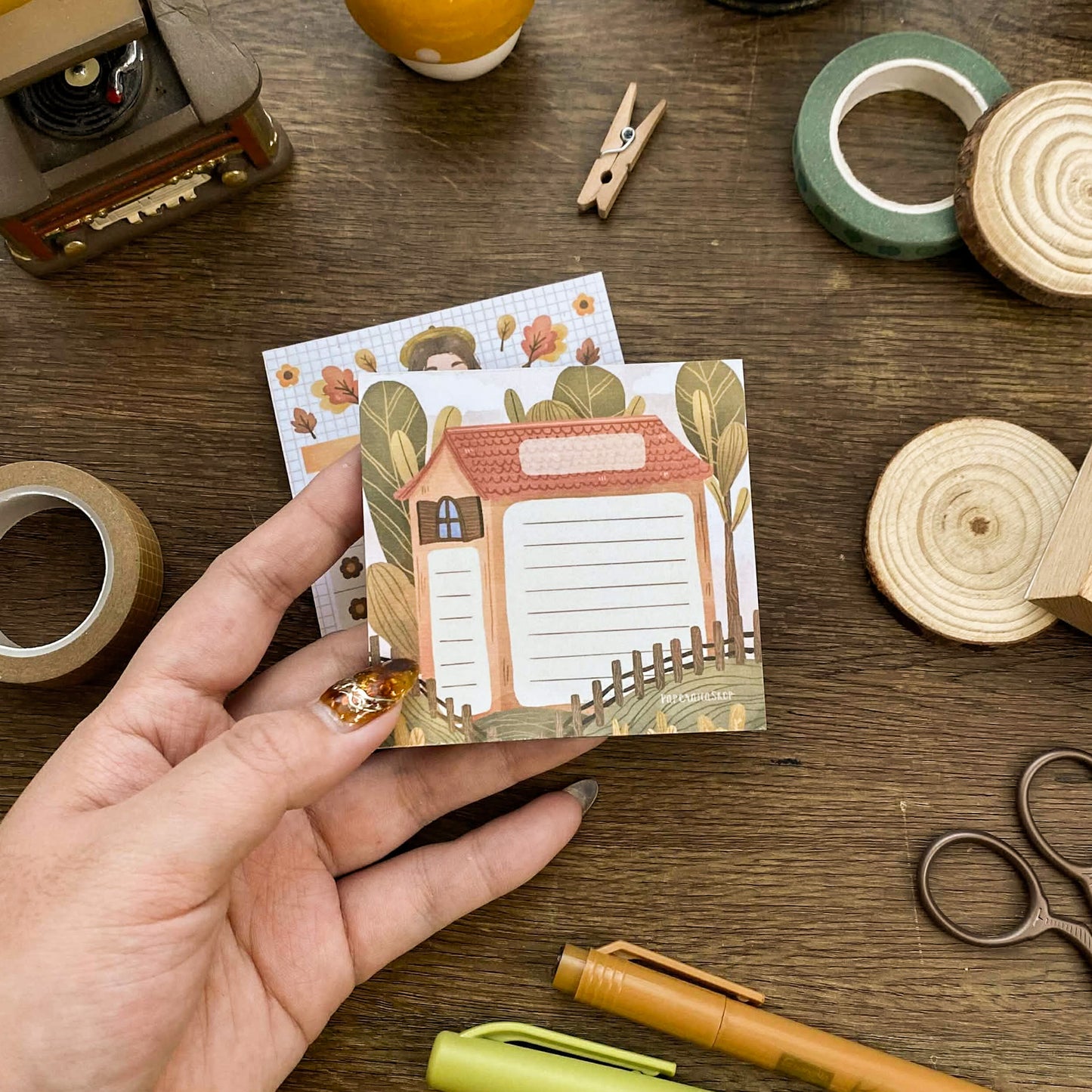 Cozy Notepad 40 Leaves Notepad, Notes Memopad NP003