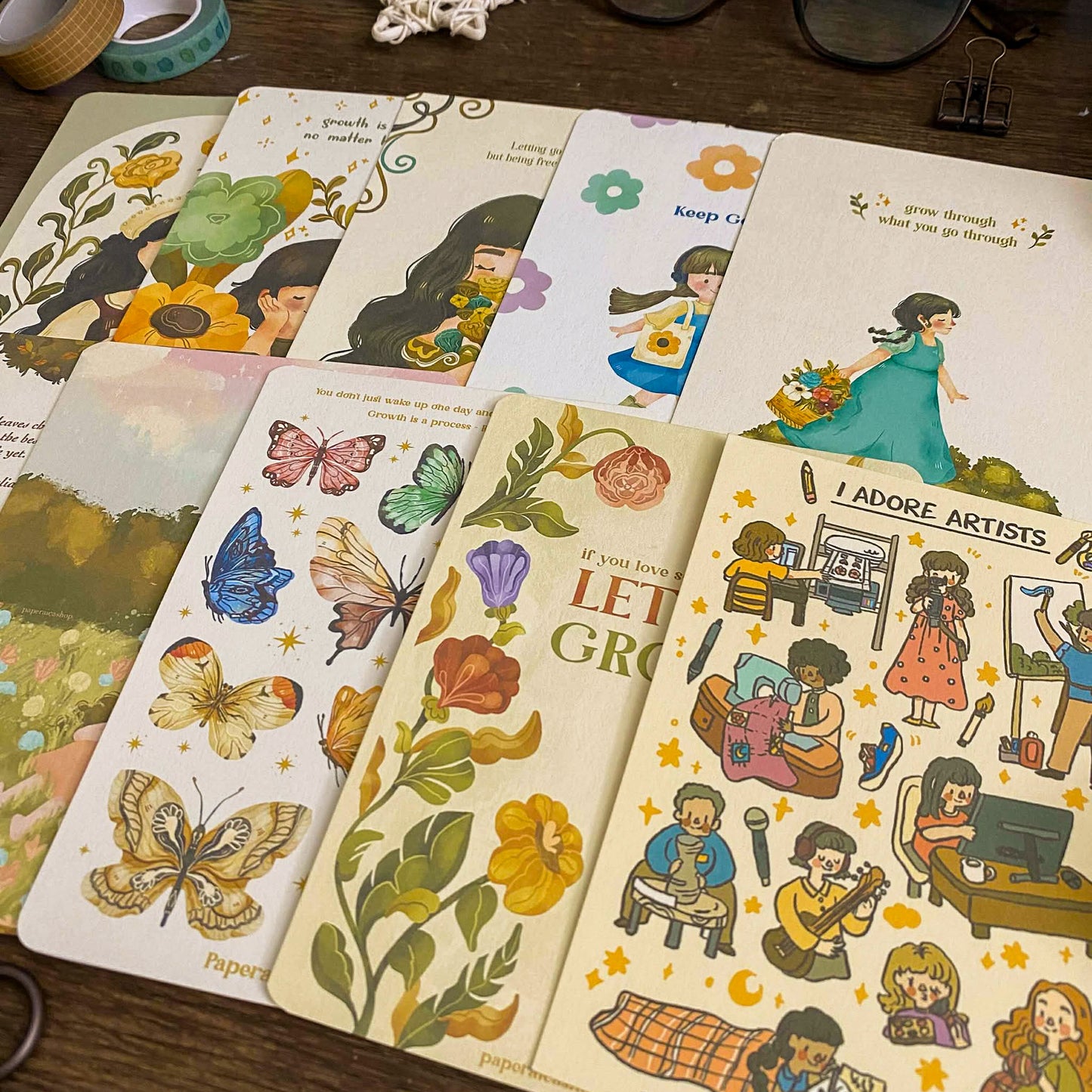 Go Through And Through Daily Aesthetic Postcards 4x6 Art print PC005