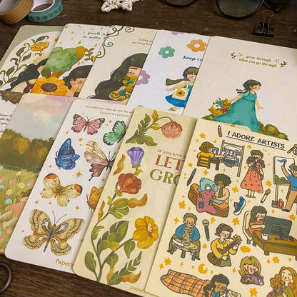 Go Through And Through Daily Aesthetic Postcards 4x6 Art print PC005