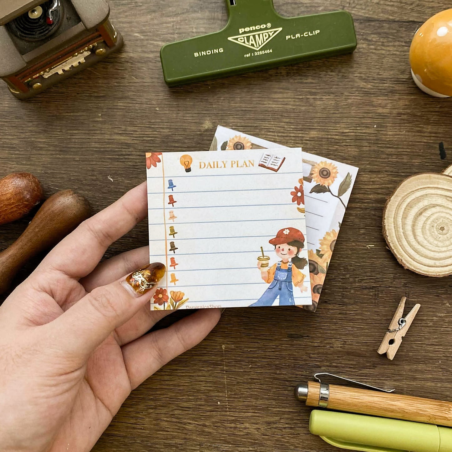 Cute Daily Plan Notepad 40 Leaves Notepad, Notes Memopad NP007