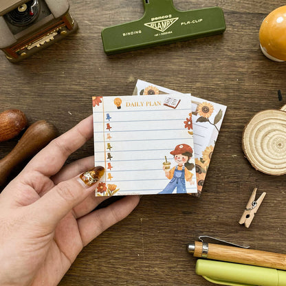 Cute Daily Plan Notepad 40 Leaves Notepad, Notes Memopad NP007