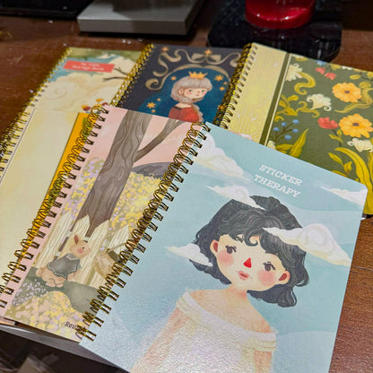 SB010 | Spring Days Reusable Sticker Book, Warm Days Gifts, Stationery Find | Paperaicashop