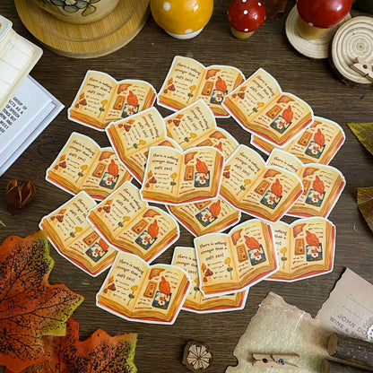 Autumn Journal Waterproof Vinyl Stickers VS057
