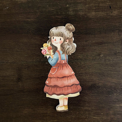 Maica Diecut Art Prints, Cute Maica Diecut Art Prints