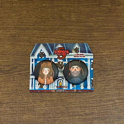 Stranger Things 5 Button Pins, Deco Pins, Stranger Things Merch | FBP032