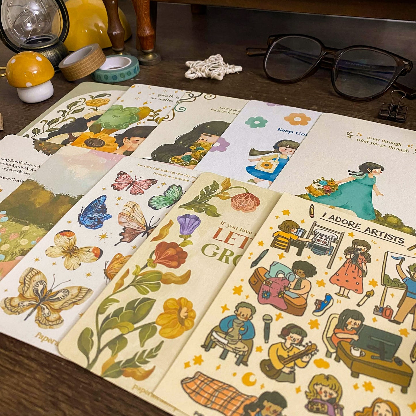 Go Through And Through Daily Aesthetic Postcards 4x6 Art print PC005