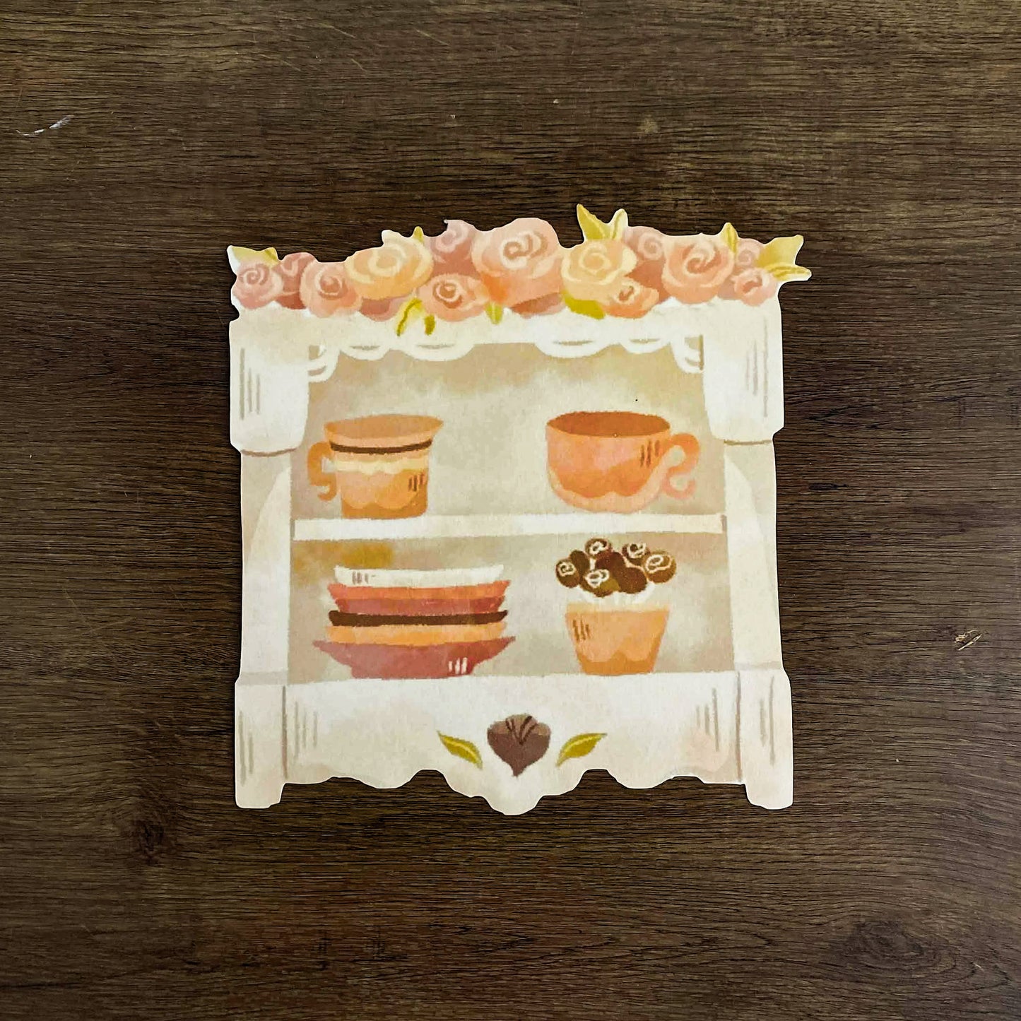 Spring Love Cozy Diecut Art Print, Aesthetic Art Prints, Spring Art Prints, Die-cuts