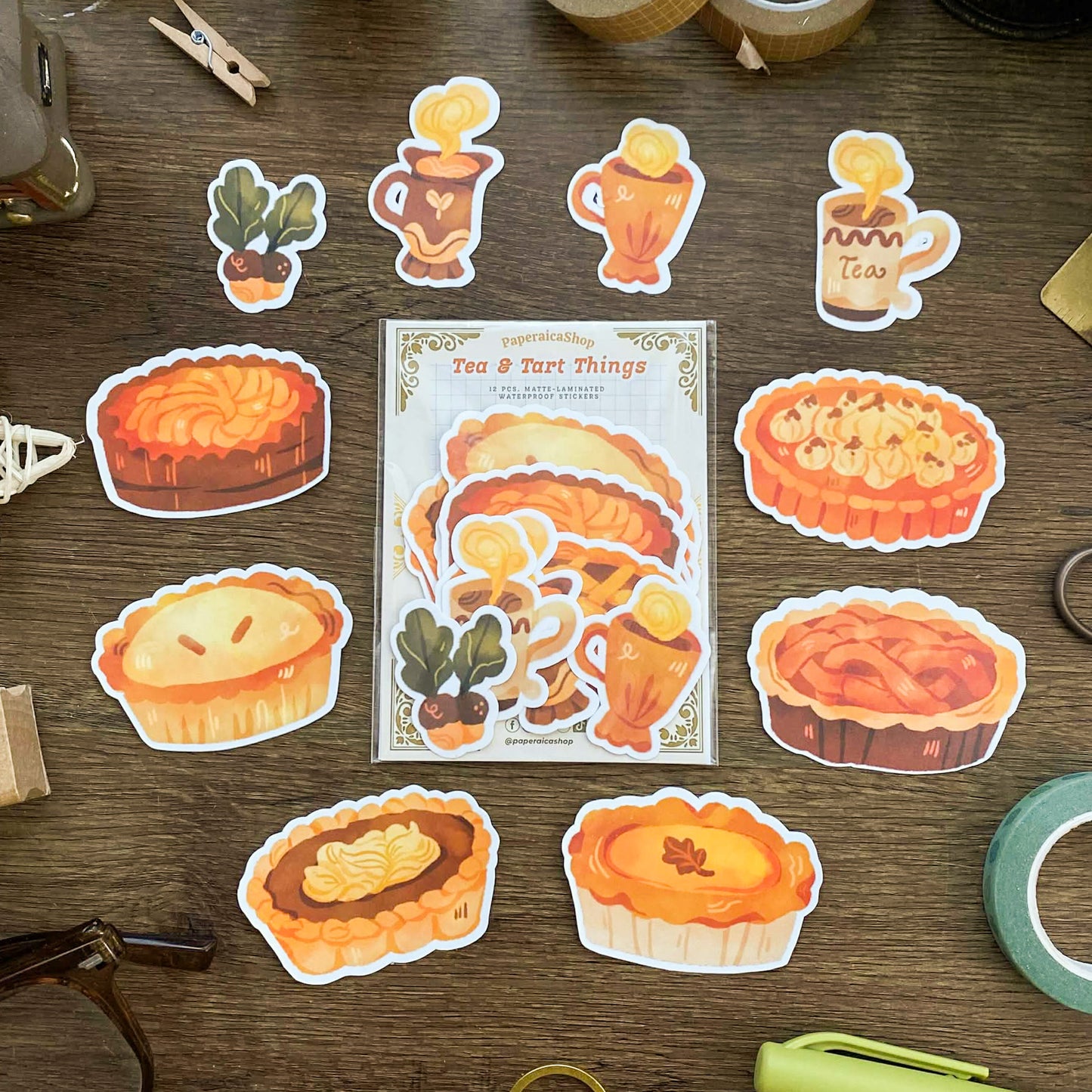 Tea & Tart Things Sticker Pack SP032