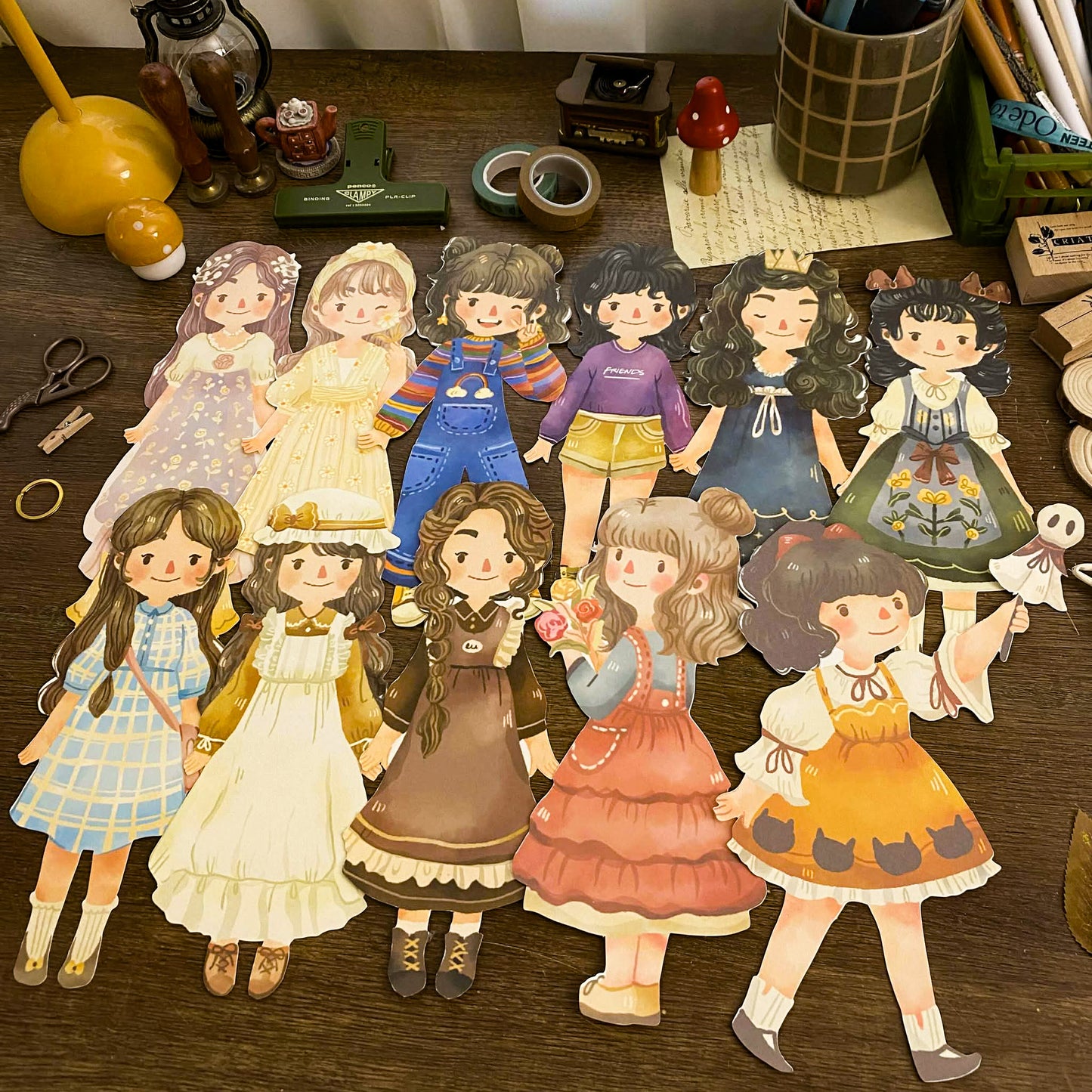 Maica Diecut Art Prints, Cute Maica Diecut Art Prints