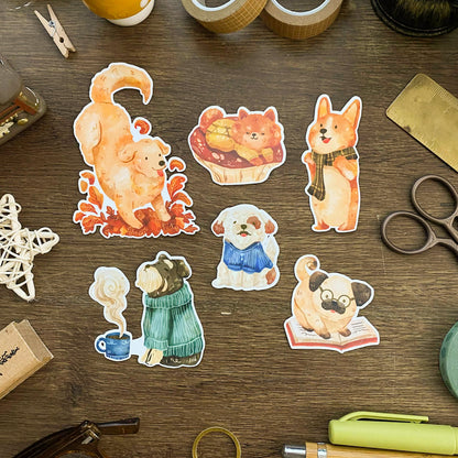 Chill Doggos Autumn Dogs Sticker Pack SP016