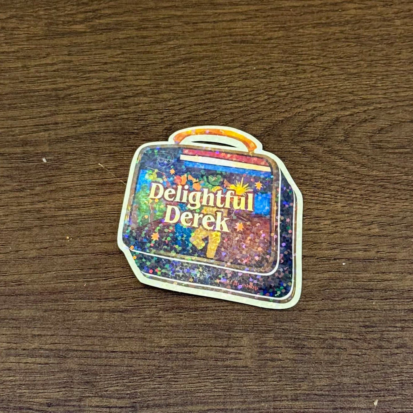 Delightful Derek, Waterproof Vinyl Stickers, Vinyl Stickers | FVS052 | Paperaicashop