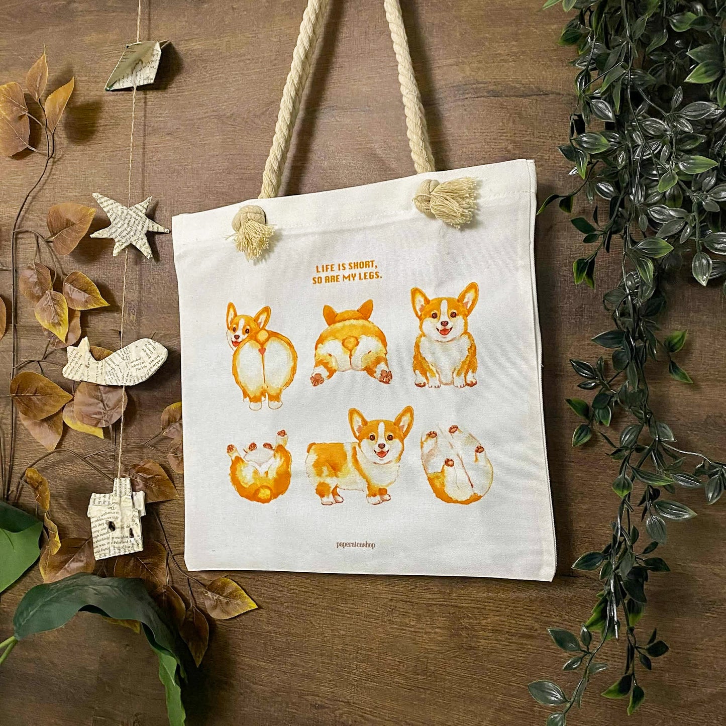 Corgi Love Deco Tote Bag DTA008