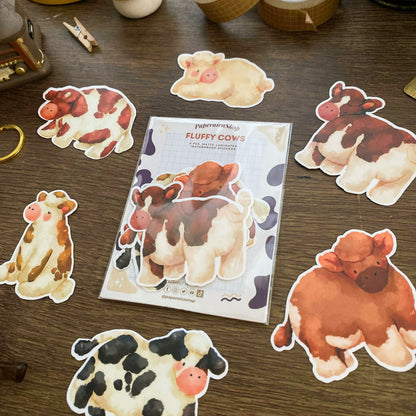 Fluffy Cows Sticker Pack SP022
