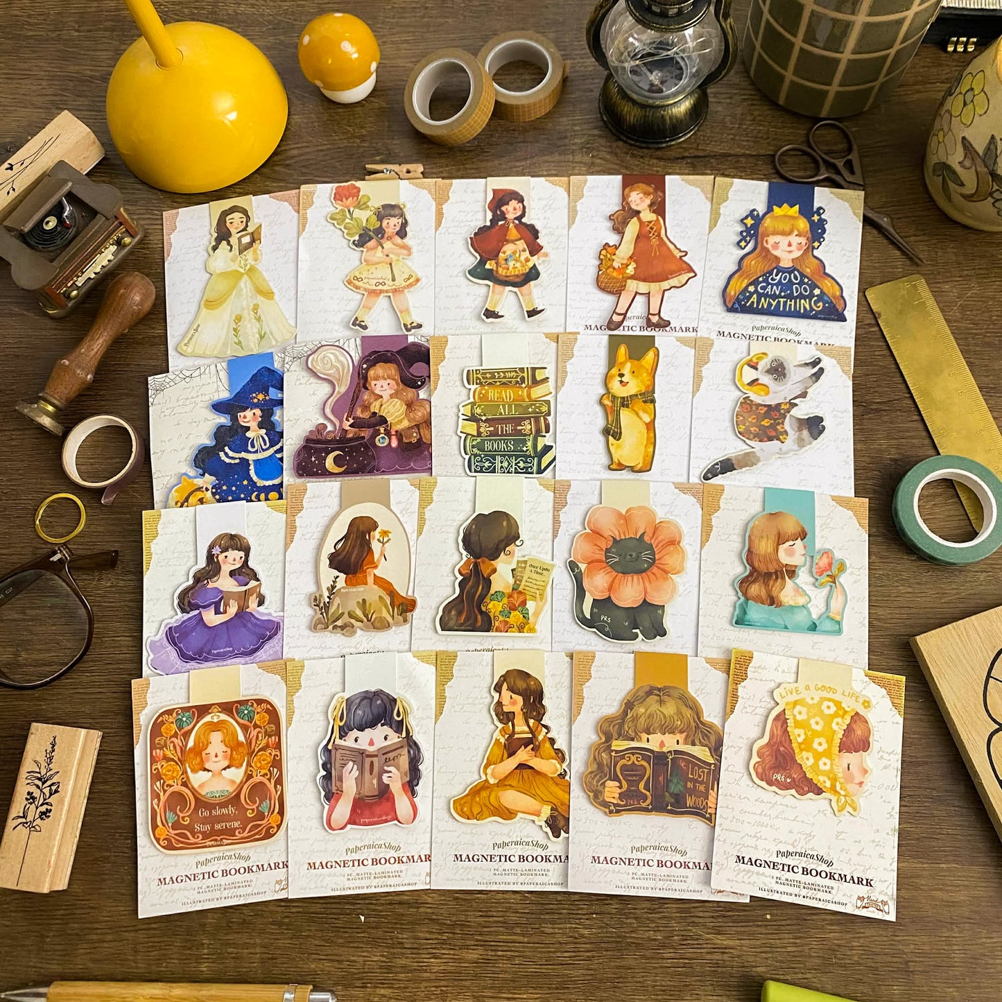 Read All The Books Magnetic Bookmark MB003