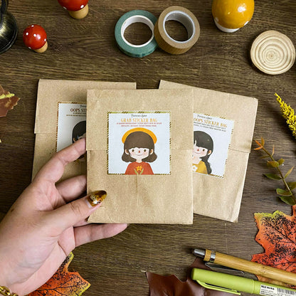 GRAB STICKER BAG, Surprise Stickers, Unique Gift Stickers, Sticker Bundle BD001