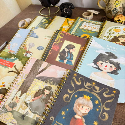 SB007 Little Storage Book, Reusable Book, Sticker Release Paper Book | Paperaicashop