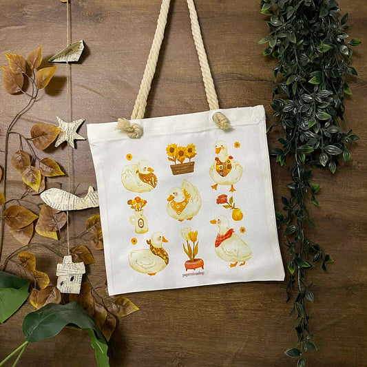 Snuggly Ducks Deco Tote Bag DTA001