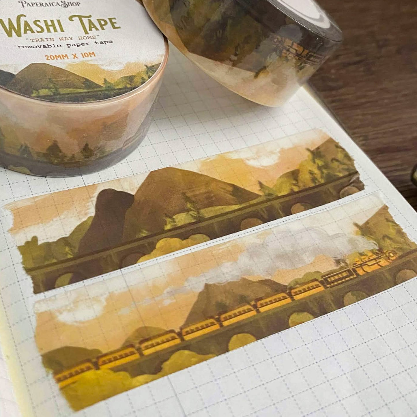 Train Way Home Washi Tape WT018