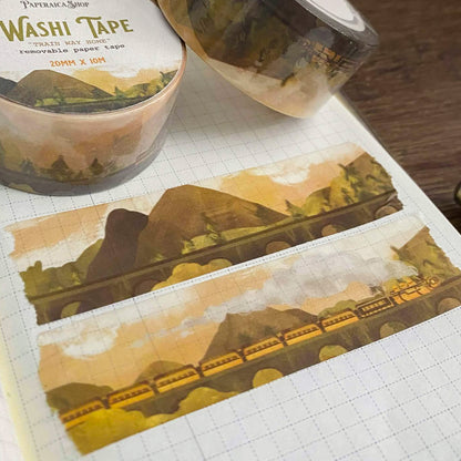 Train Way Home Washi Tape WT018