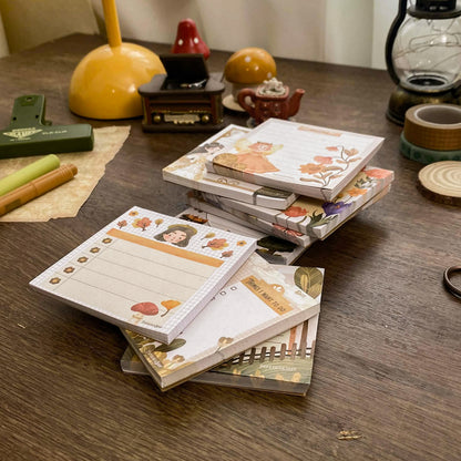 Cute Sunflower Notepad, 40 Leaves Notepad, Notes Memopad NP001