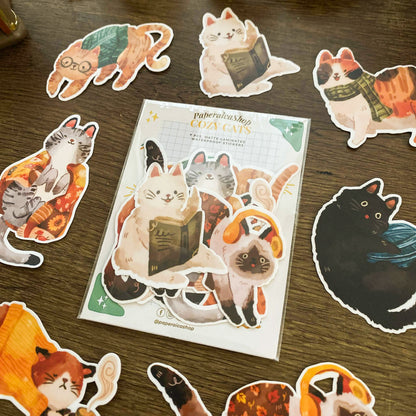 Cozy Cats Sticker Packs SP015