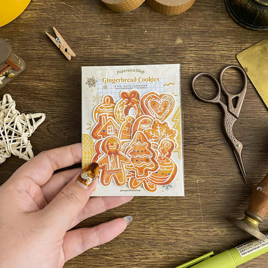 Gingerbread Holiday Sticker Pack SP017