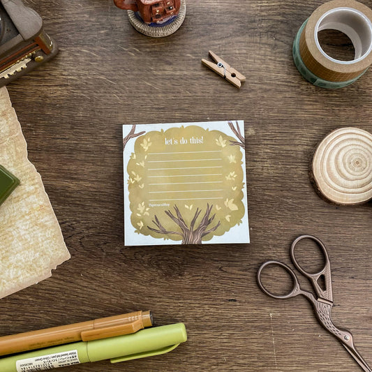 Let's Do This Notepad 40 Leaves Notepad, Notes Memopad NP008