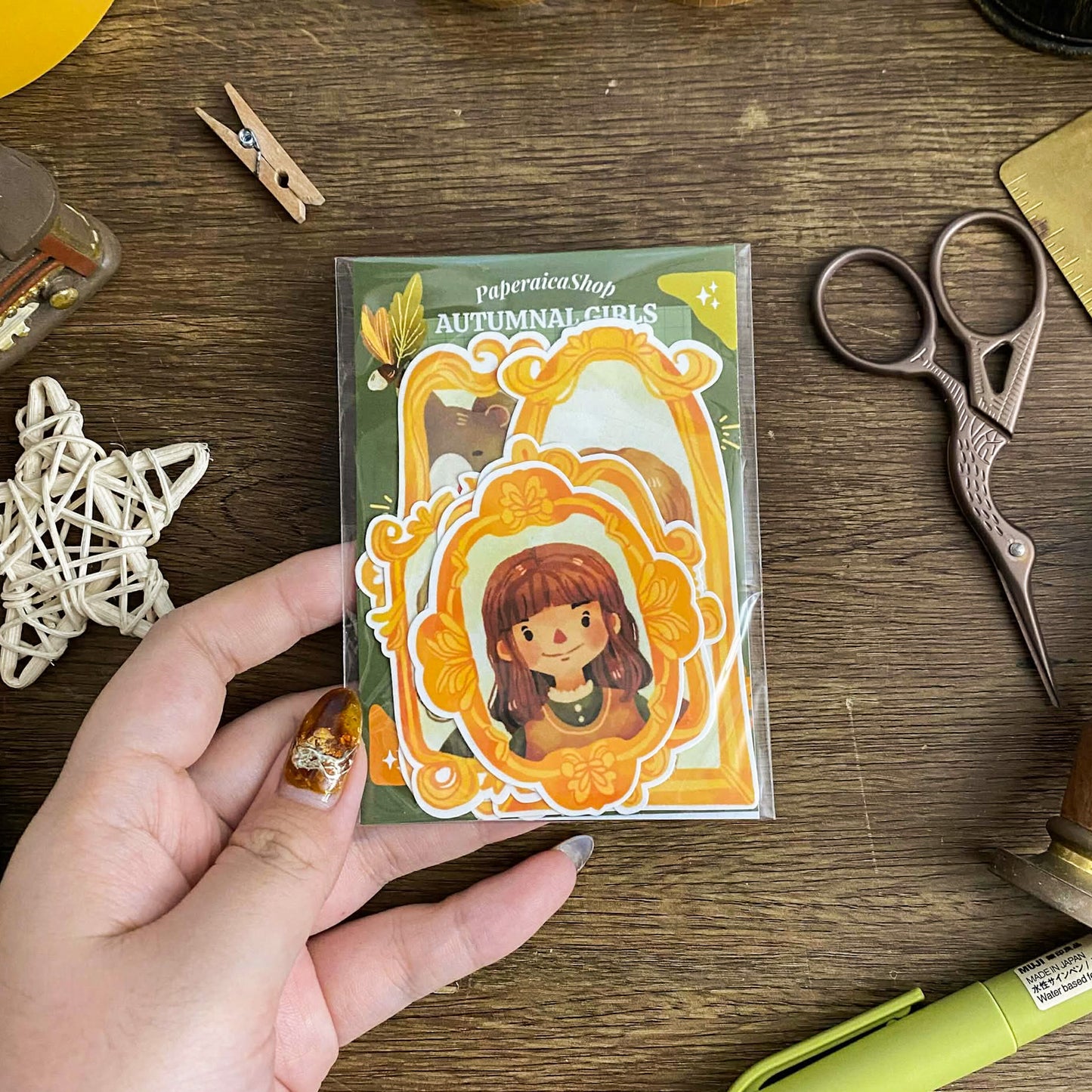 Autumnal Girls Sticker Pack SP014