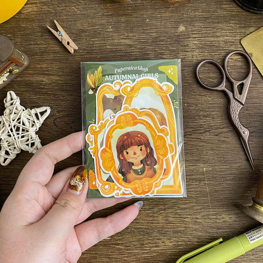 Autumnal Girls Sticker Pack SP014
