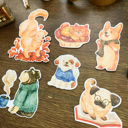 Chill Doggos Autumn Dogs Sticker Pack SP016