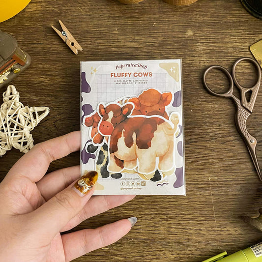 Fluffy Cows Sticker Pack SP022