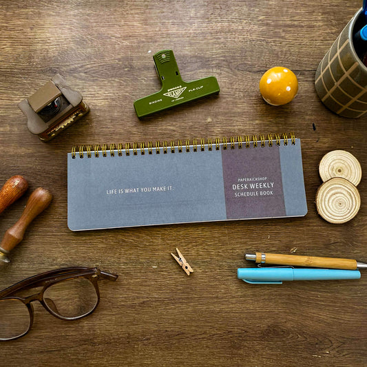 Life is What You Make It Desk Weekly Schedule Books, Cute Schedule Books DW007