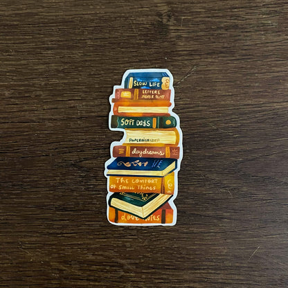 Autumn Reads Waterproof Vinyl Stickers VS061