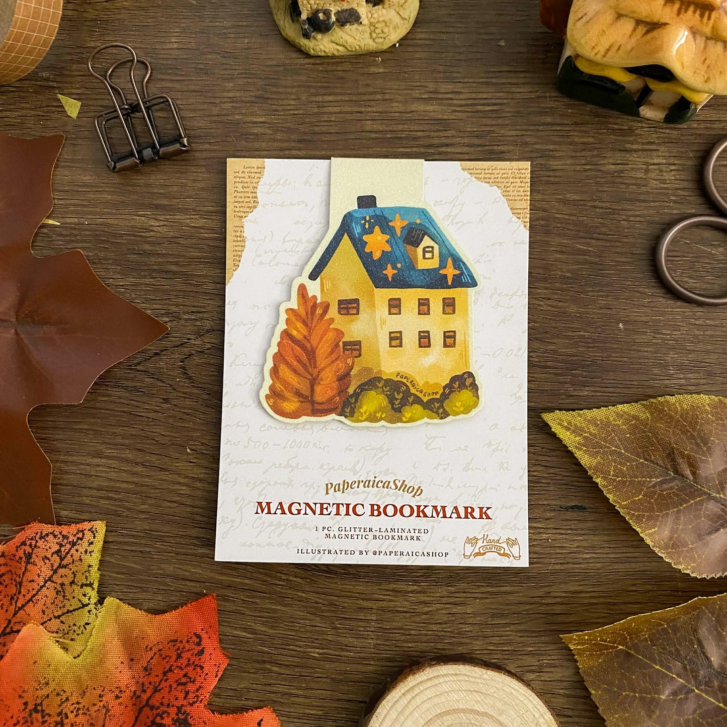 Golden Hour Magnetic Bookmark MB022