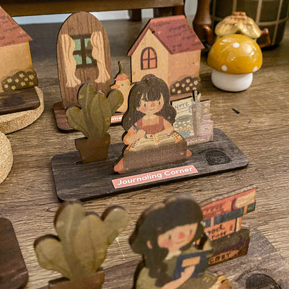 COZY HOMESTEAD SET  (MINI WOODEN STANDEE SET)