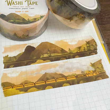 Train Way Home Washi Tape WT018