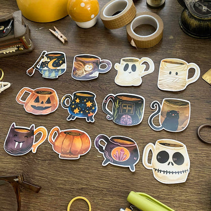 Spooky Cups Sticker Pack SP026