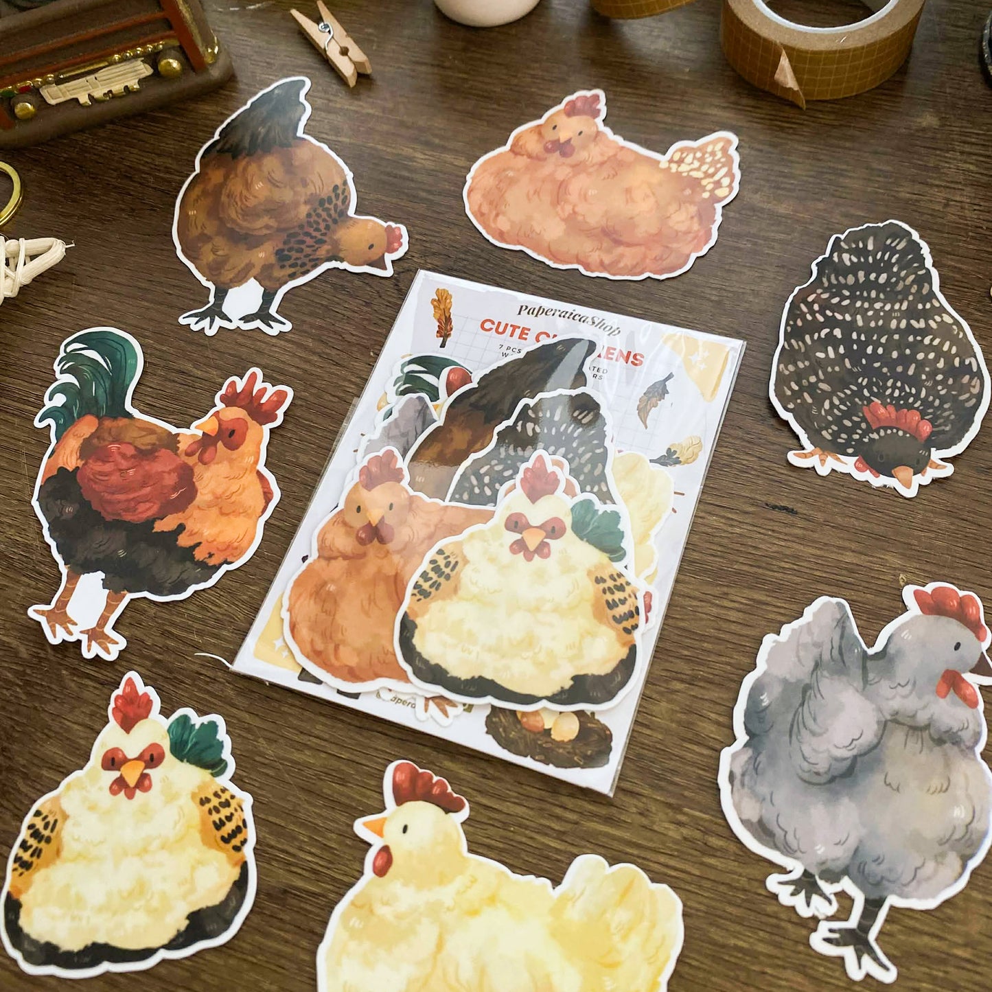 Cutie Chimkens Sticker Pack SP025