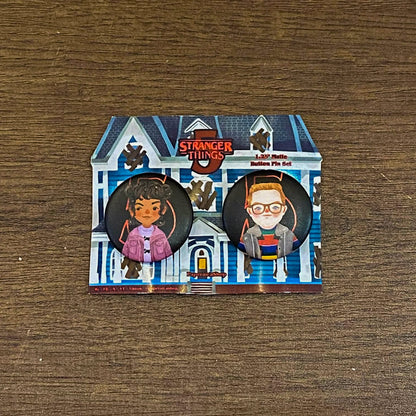 Stranger Things 5 Button Pins, Deco Pins, Stranger Things Merch | FBP032