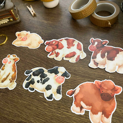 Fluffy Cows Sticker Pack SP022