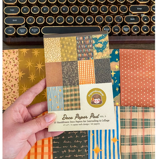 Deco Paper Pad Vol.3 , 4 x 6 Paper Pad DPP003 | Paperaicashop