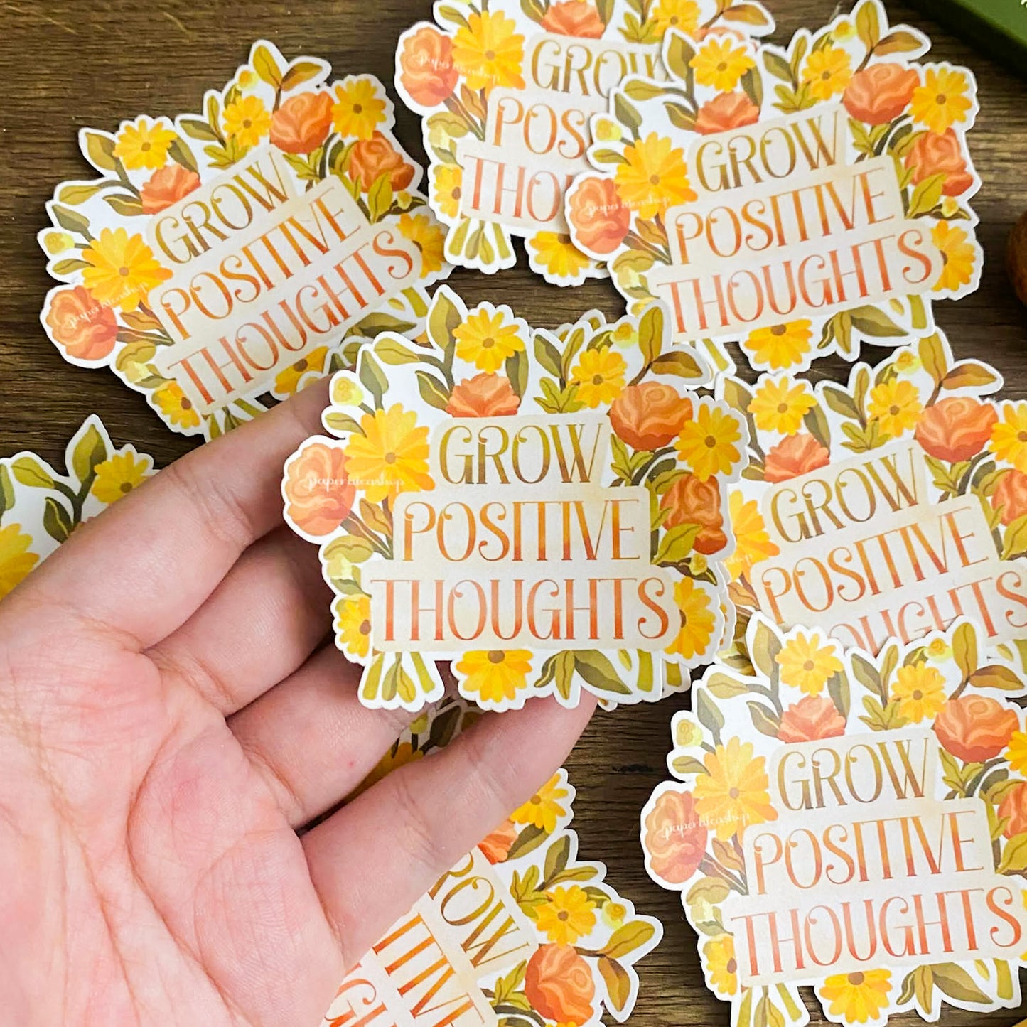 Garden of Flowers Waterproof Vinyl Sticker VS018