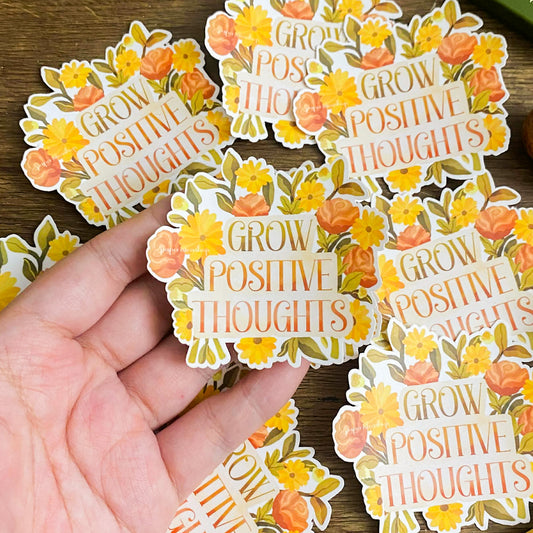 Garden of Flowers Waterproof Vinyl Sticker VS018