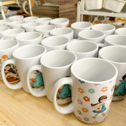 Cute Spring Girl Massy Mug MM004