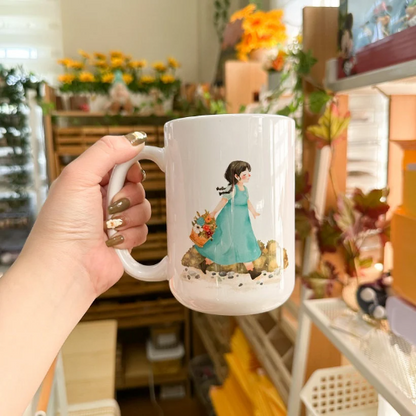 Cute Spring Girl Massy Mug MM004