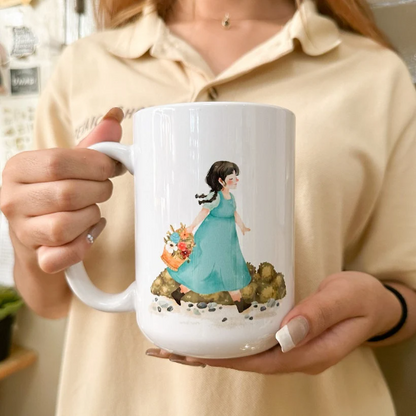 Cute Spring Girl Massy Mug MM004
