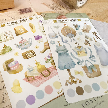 Spring Picnic Decorative Sticker Sheet DCD033
